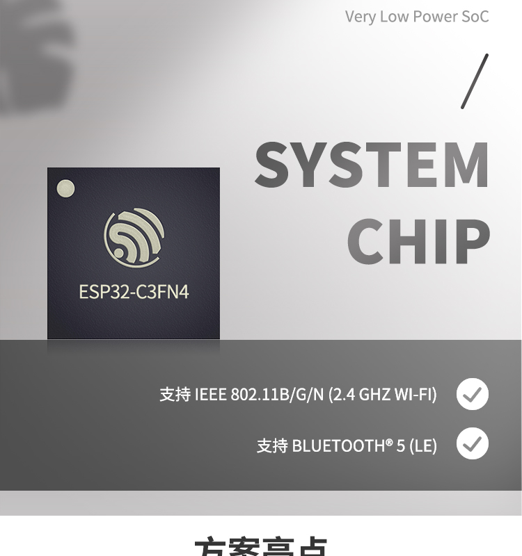 上海樂(lè)鑫科技官網(wǎng)ESP32-C3FN4 2.4 GHz Wi-Fi和Bluetooth? 5(LE)系統(tǒng)級(jí)芯片(SoC)光伏無(wú)線通訊方案
